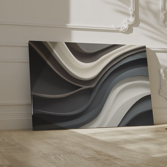 Abstract Sculptural Wall Art – short video of the print