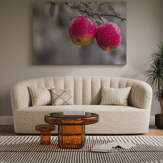 Red Apple Canvas Wall Art – short video of the print