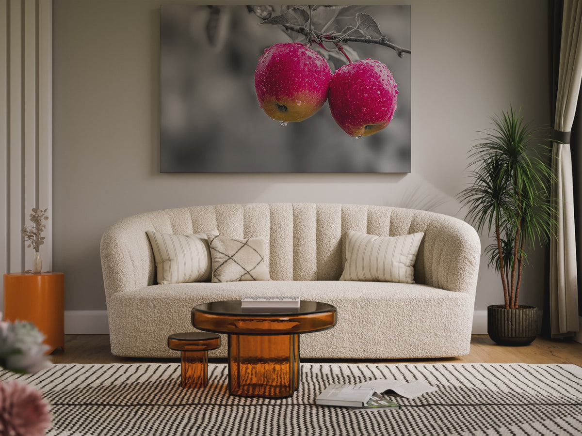 Red Apple Canvas Wall Art – short video of the print