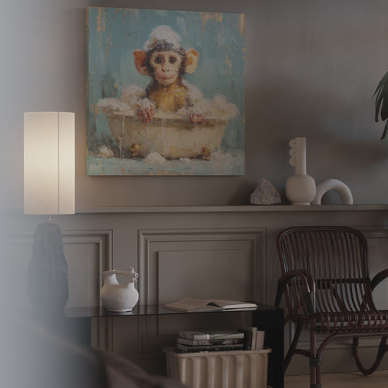 Young Monkey Bathtub Print – short video of the print