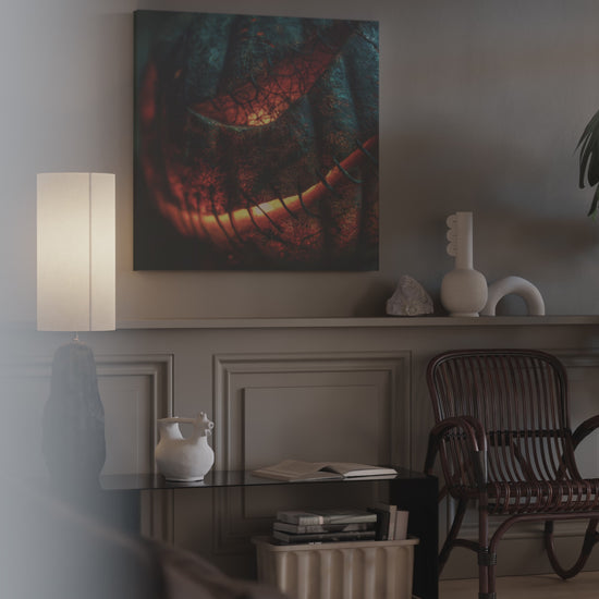 Jack-O-Lantern Halloween Canvas Print – short video of the print