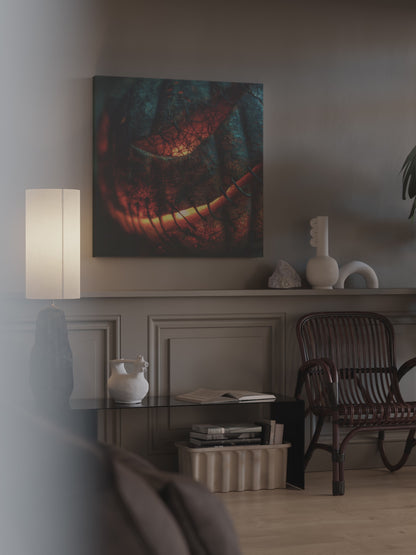 Jack-O-Lantern Halloween Canvas Print – short video of the print