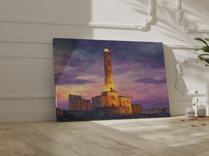 Lighthouse of Genoa Canvas Wall Art – short video of the print