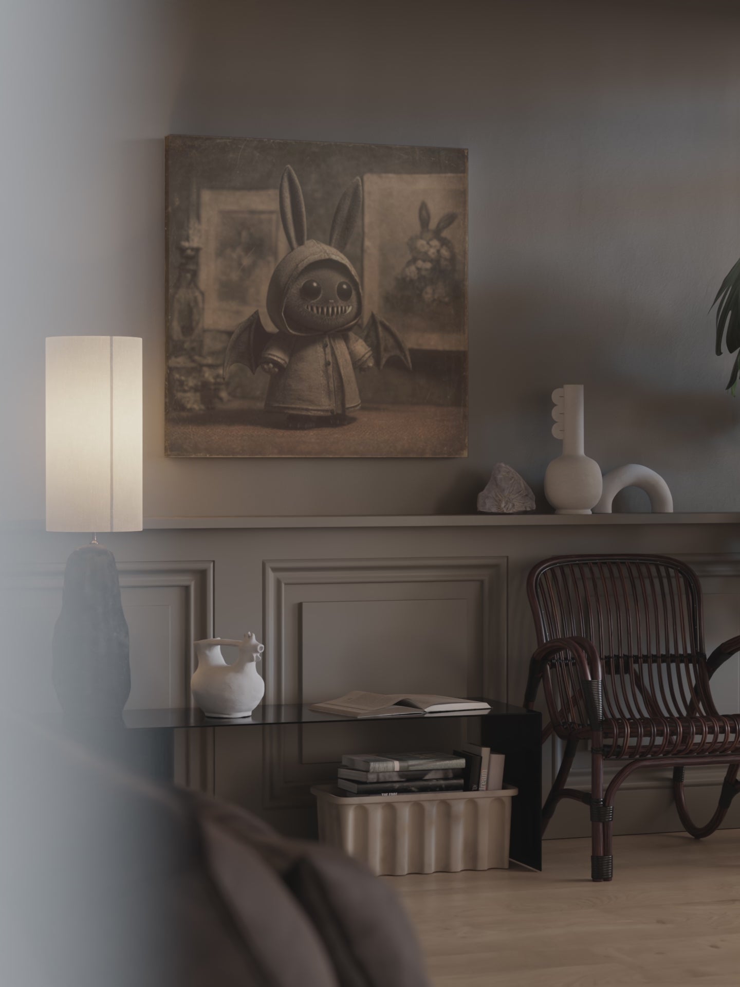 Gothic Monster Art Print – short video of the print