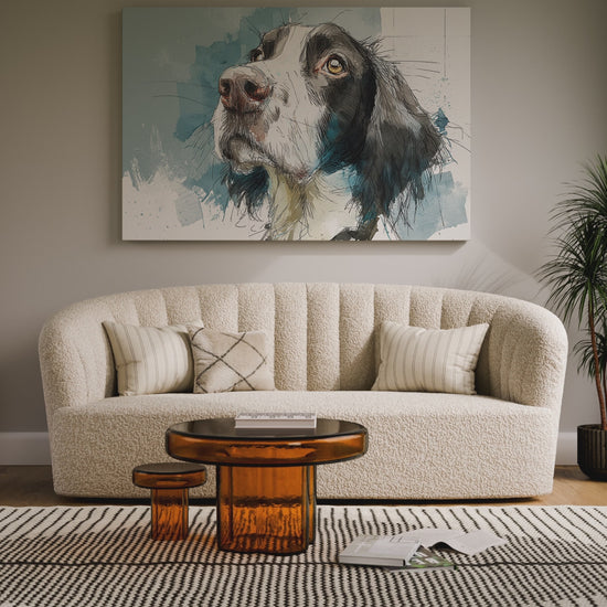 English Springer Spaniel Canvas Wall Art – short video of the print