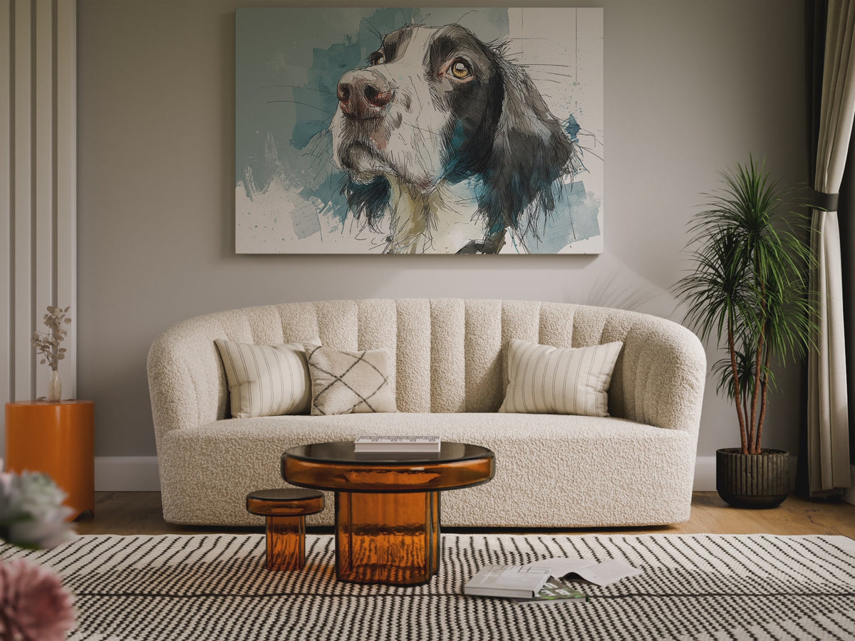 English Springer Spaniel Canvas Wall Art – short video of the print