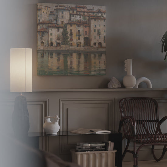European Waterfront Canvas Print – short video of the print
