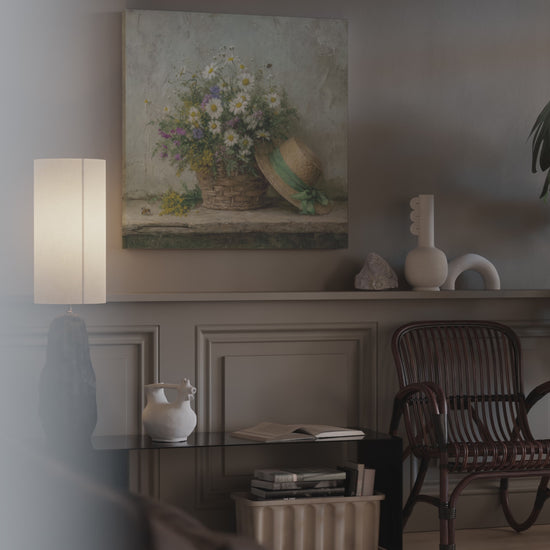 Rustic Wildflower Basket Canvas Art – short video of the print