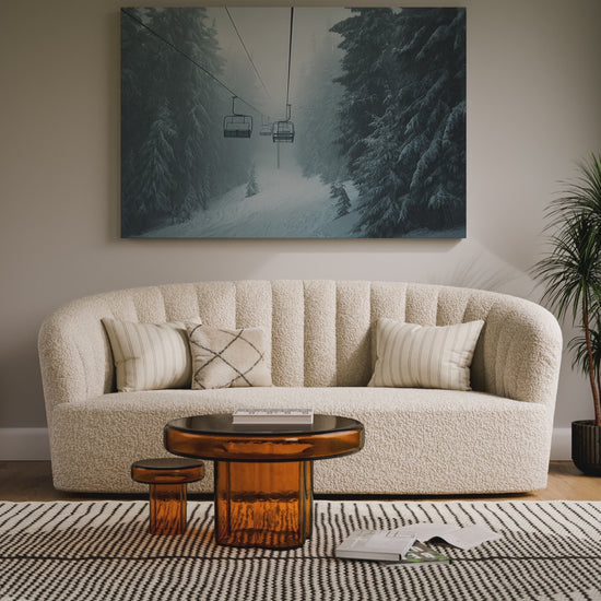 Winter Ski Lift Canvas Wall Art – short video of the print