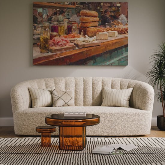 Impressionist Deli Counter Canvas Print – short video of the print