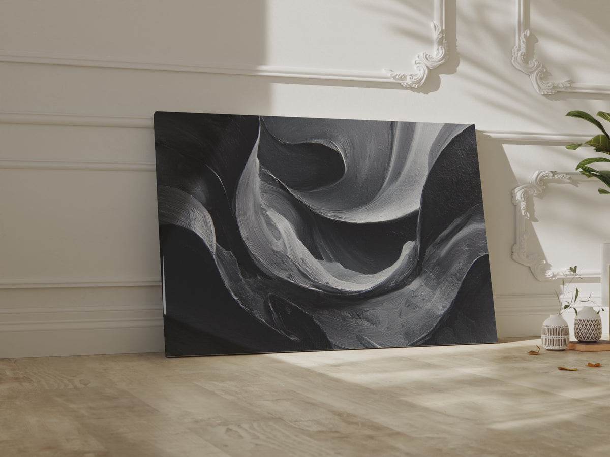 Abstract Monochrome Figure Wall Art – short video of the print