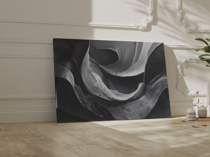 Abstract Monochrome Figure Wall Art – short video of the print