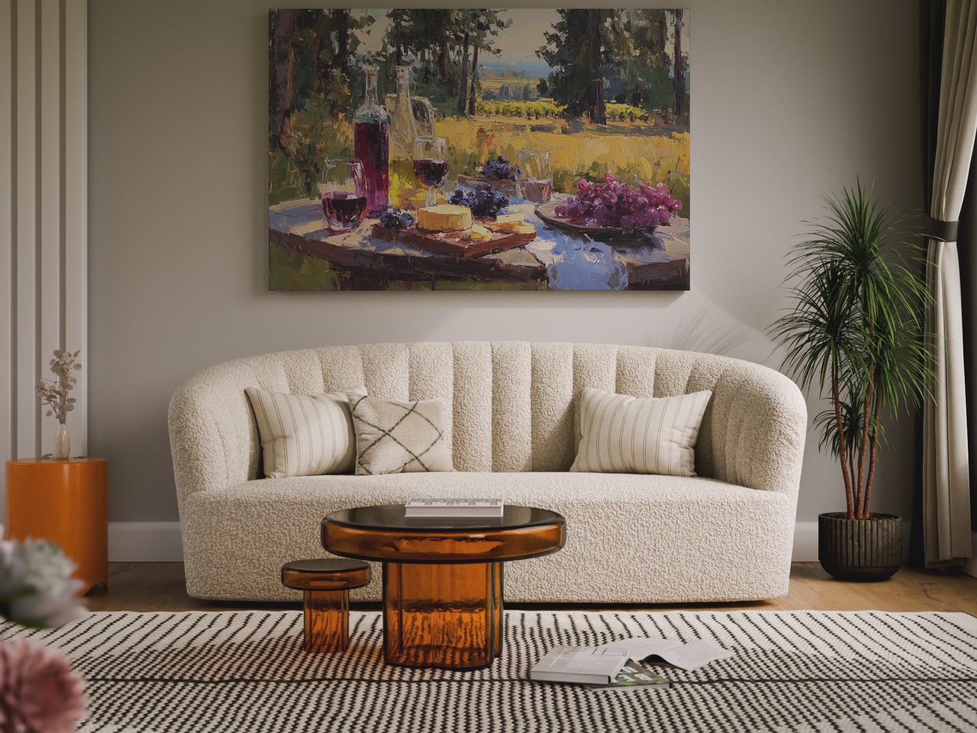 Oregon Vineyard Canvas Art – short video of the print