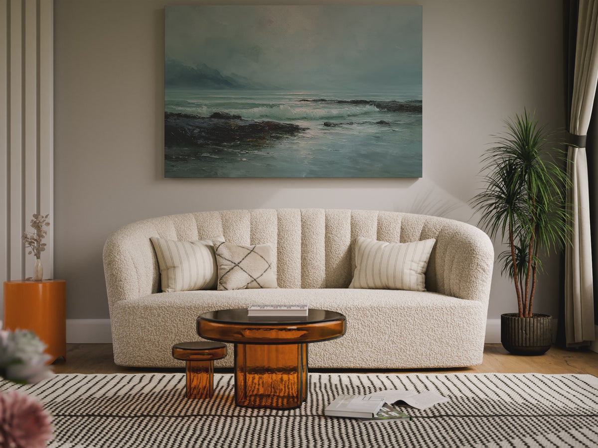 Coastal Seascape Canvas Wall Art – short video of the print