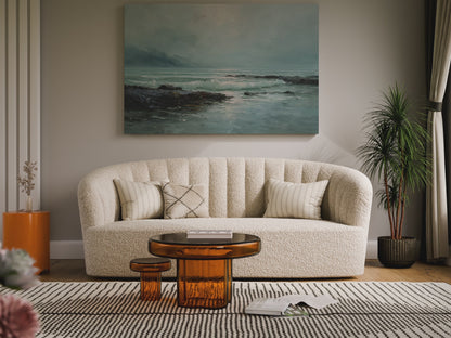 Coastal Seascape Canvas Wall Art – short video of the print