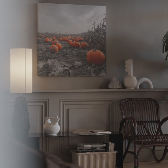 Autumn Pumpkin Field Wall Art – short video of the print