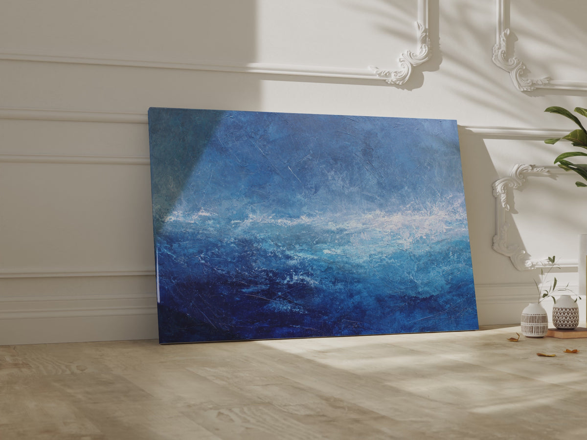 Abstract Ocean Canvas Print – short video of the print