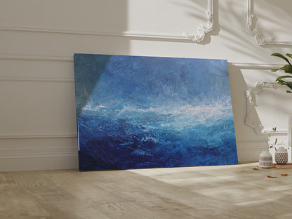 Abstract Ocean Canvas Print – short video of the print