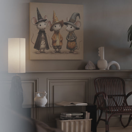 Halloween Mice Canvas Wall Art – short video of the print