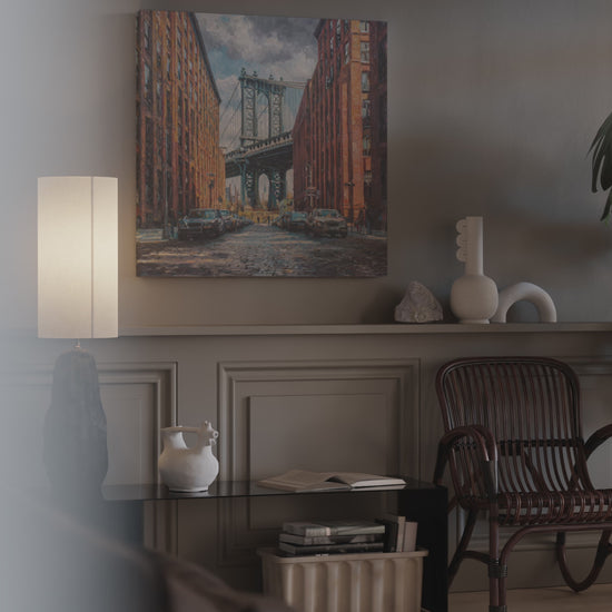 Manhattan Bridge DUMBO Brooklyn Canvas Art – short video of the print