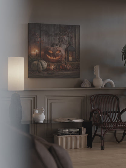 Halloween Jack O Lantern Canvas Wall Art – short video of the print