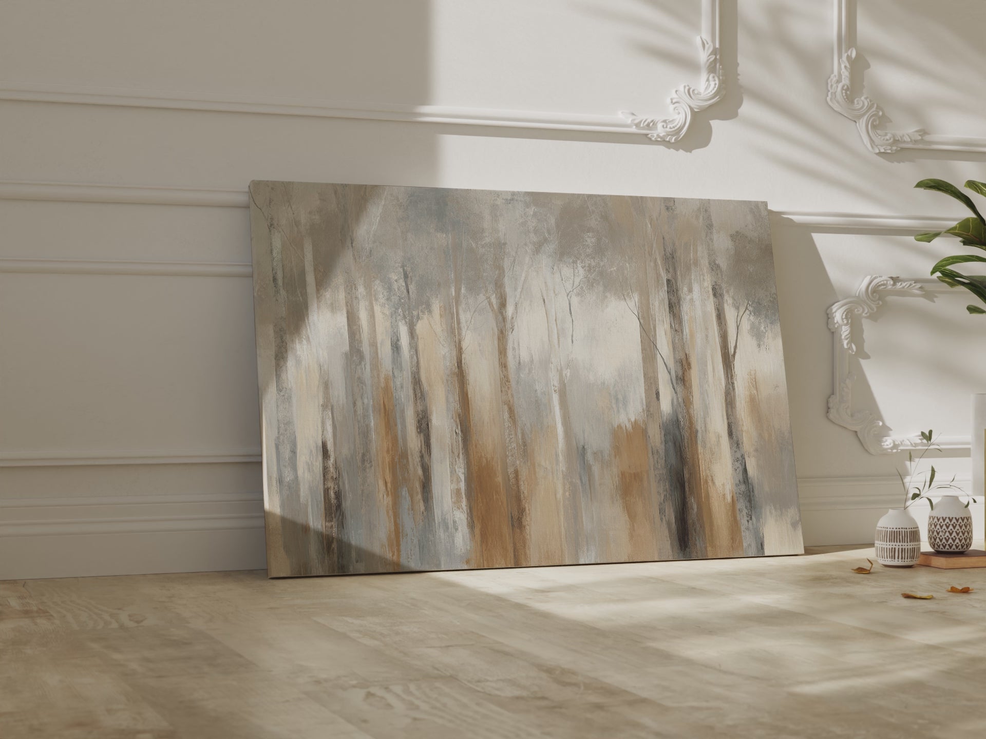 Abstract Forest Canvas Wall Art – short video of the print