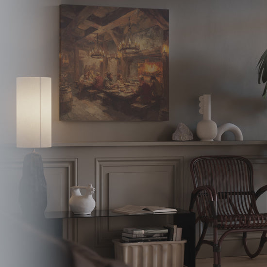Medieval Tavern Canvas Print – short video of the print