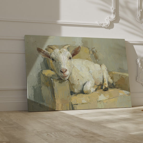 Goat Canvas Wall Art – short video of the print