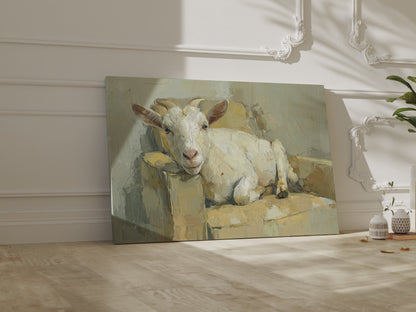 Goat Canvas Wall Art – short video of the print