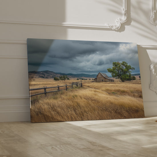 Rustic Barn Canvas Print – short video of the print