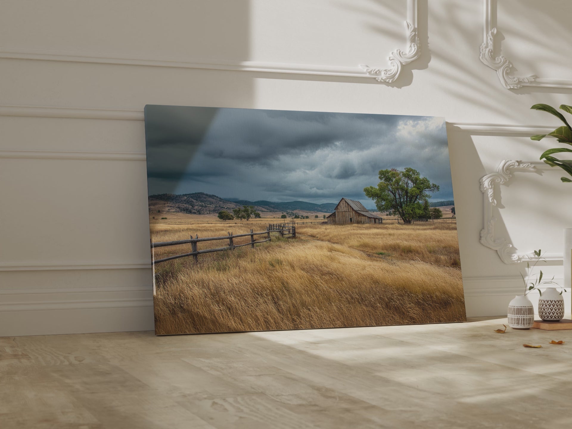 Rustic Barn Canvas Print – short video of the print