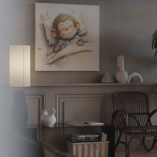 Sleeping Monkey Watercolor Print – short video of the print