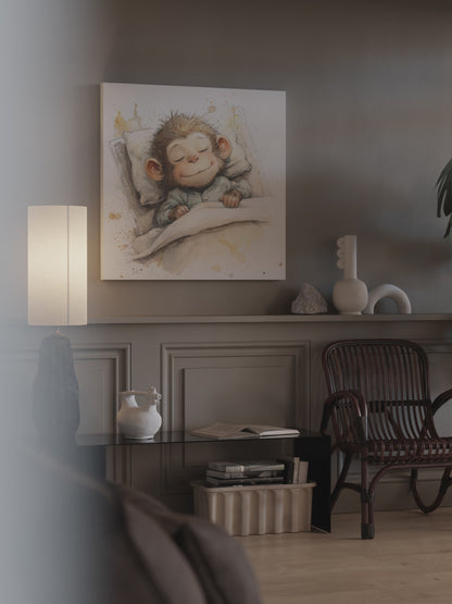 Sleeping Monkey Watercolor Print – short video of the print