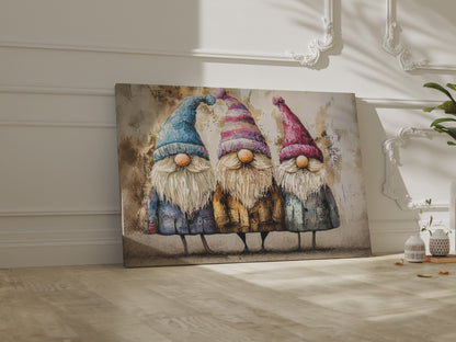 Rustic Gnome Wall Art – short video of the print