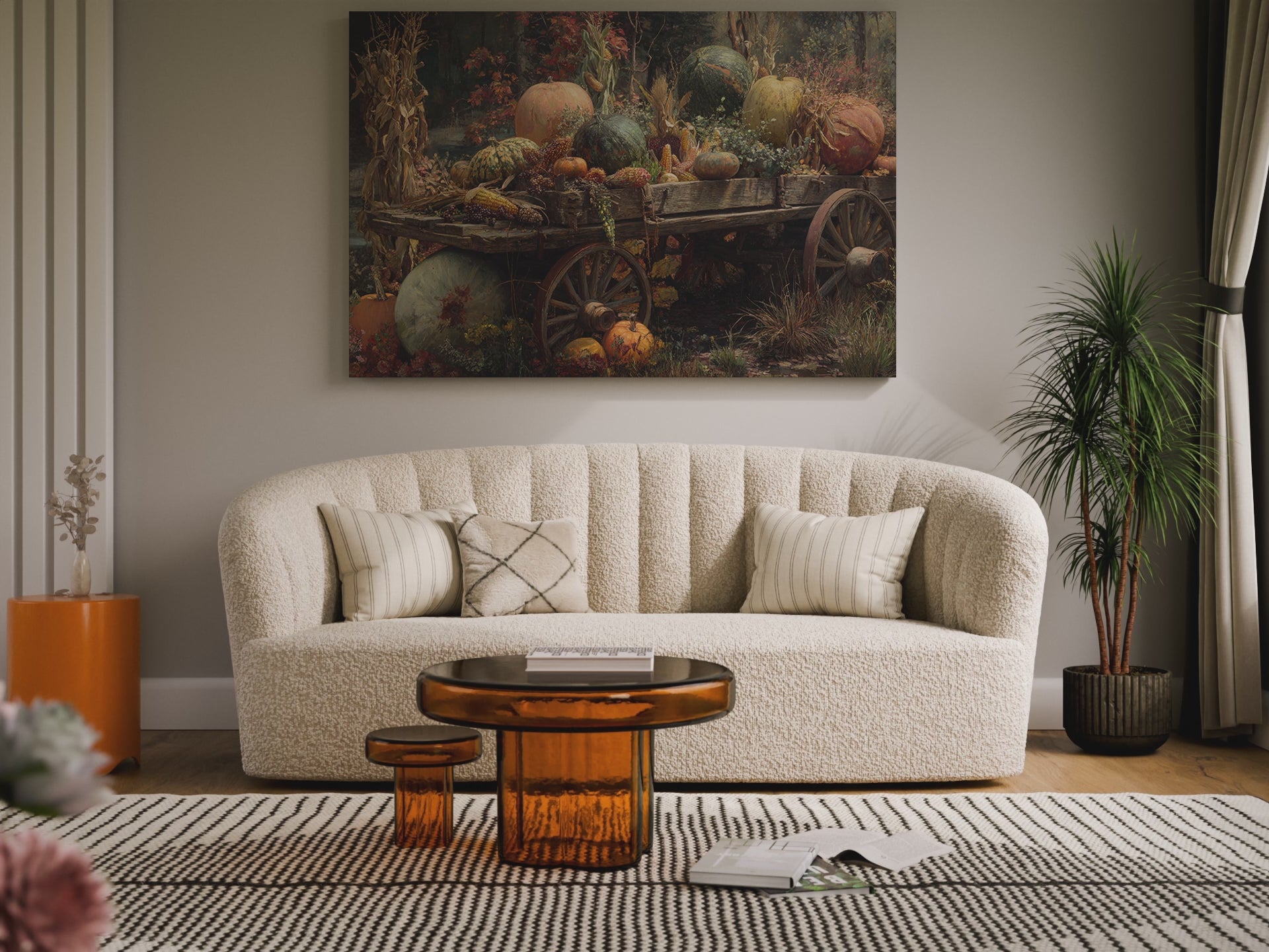 Autumn Harvest Canvas Print – short video of the print