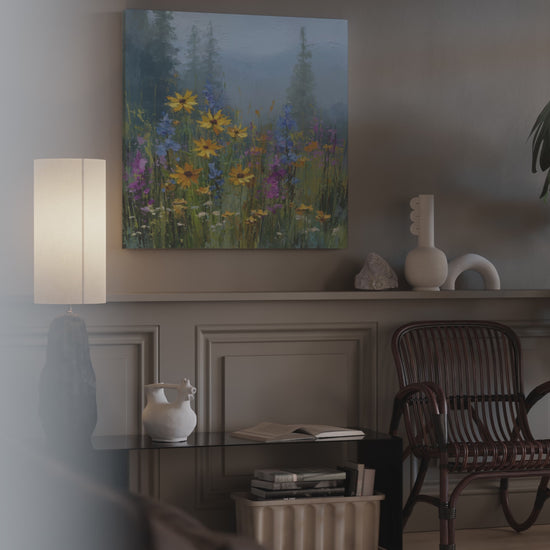 Wildflower Meadow Canvas Print – short video of the print