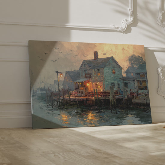 New England Clam Shack Canvas Print – short video of the print