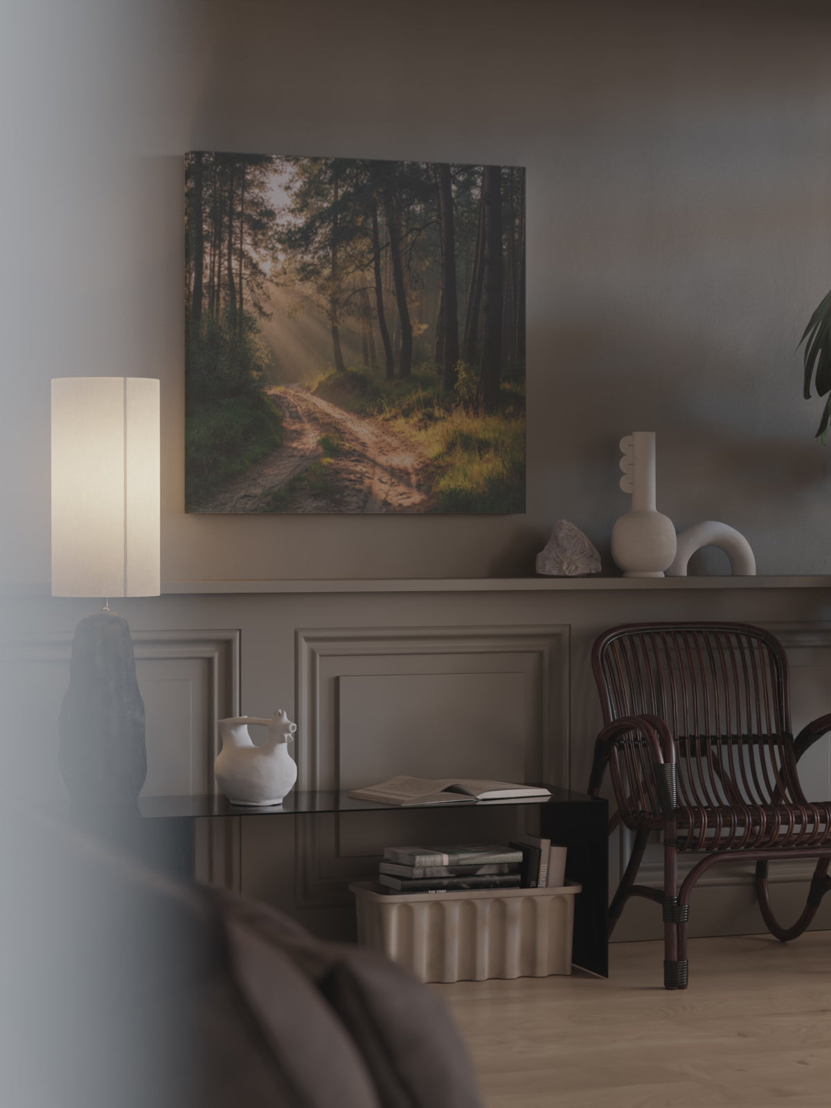 Forest Path Canvas Print – short video of the print
