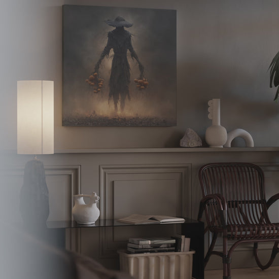 Dark Fantasy Scarecrow Canvas Art – short video of the print