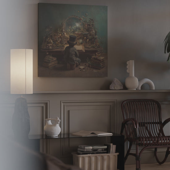 Victorian Scholar Study Canvas Print – short video of the print