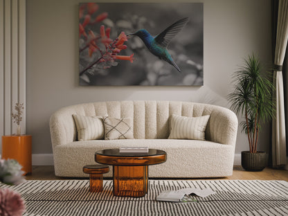 Hummingbird Nectar Canvas Wall Art – short video of the print