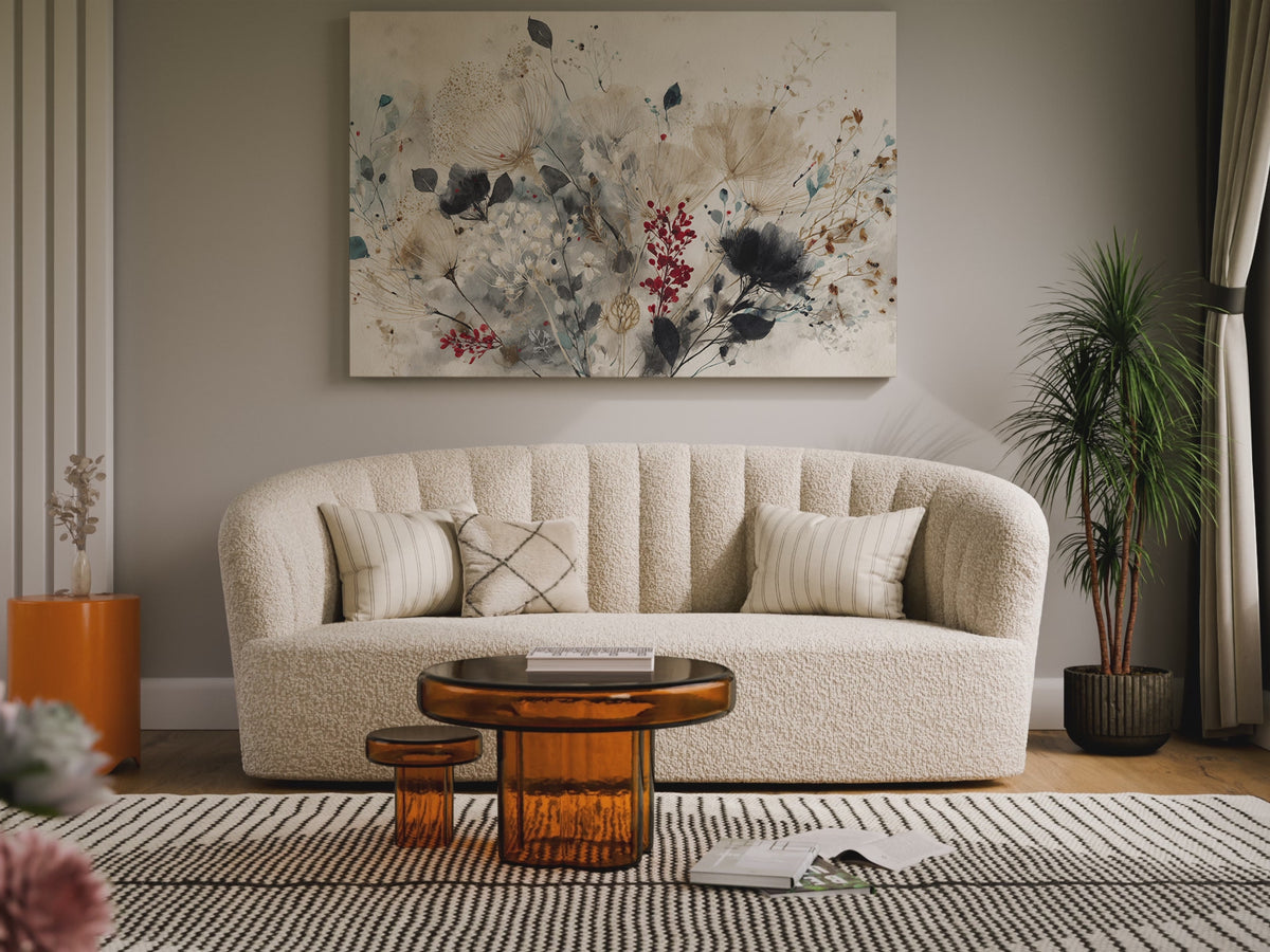 Abstract Floral Wall Art – short video of the print