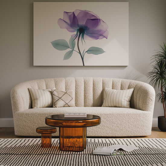 X-Ray Flower Canvas Print – short video of the print