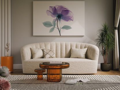 X-Ray Flower Canvas Print – short video of the print
