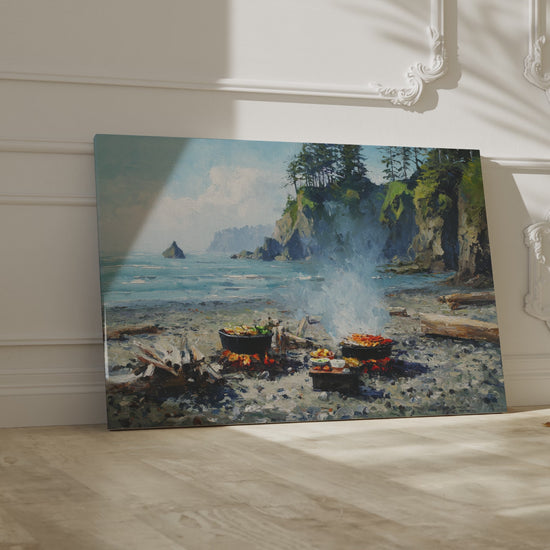 Coastal Impressionist Canvas Art – short video of the print