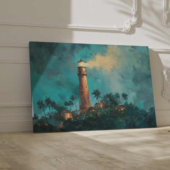 Lighthouse Canvas Wall Art – short video of the print