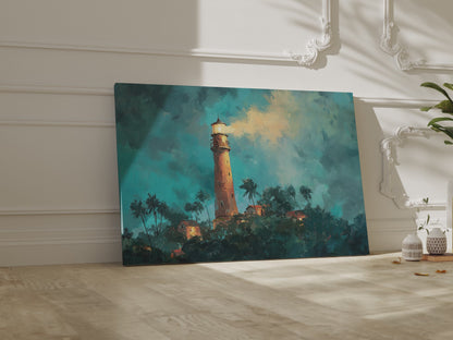 Lighthouse Canvas Wall Art – short video of the print
