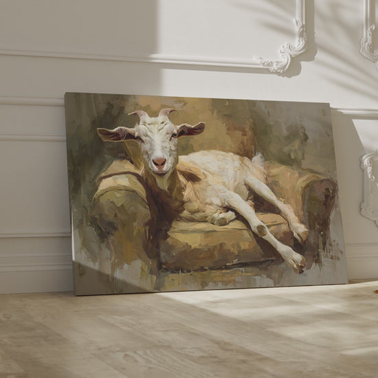 Goat Canvas Wall Art – short video of the print