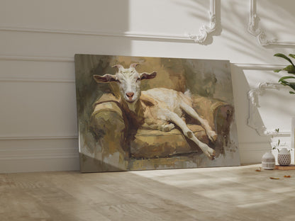 Goat Canvas Wall Art – short video of the print