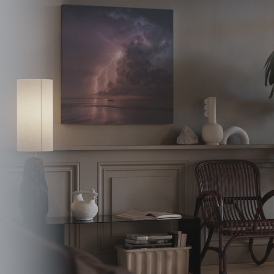 Lightning Storm Canvas Wall Art – short video of the print